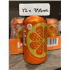 Image 2 : Poppi Orange Soda 12-Pack, 355mL Cans