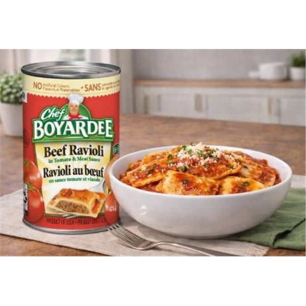 Chef Boyardee Beef Ravioli in Tomato & Meat Sauce, 8 Cans, 425g Each