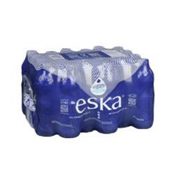 Eska Natural Spring Water 24 x 500ml – 100 Percent Recycled Plastic