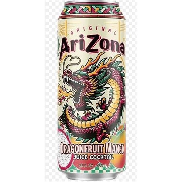 Arizona Dragonfruit Mango Juice Cocktail 680mL (Lot of 27 Units)