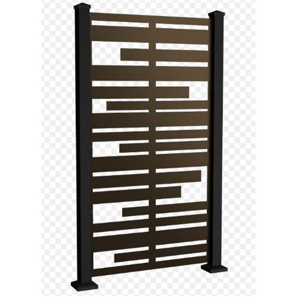 Sunbelly Privacy Screen Louver Style Panel, 45 x 76 Inches