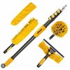 Image 1 : Wagner 5-Piece Multi-Purpose Home Cleaning Kit with 12-Foot Extension Pole