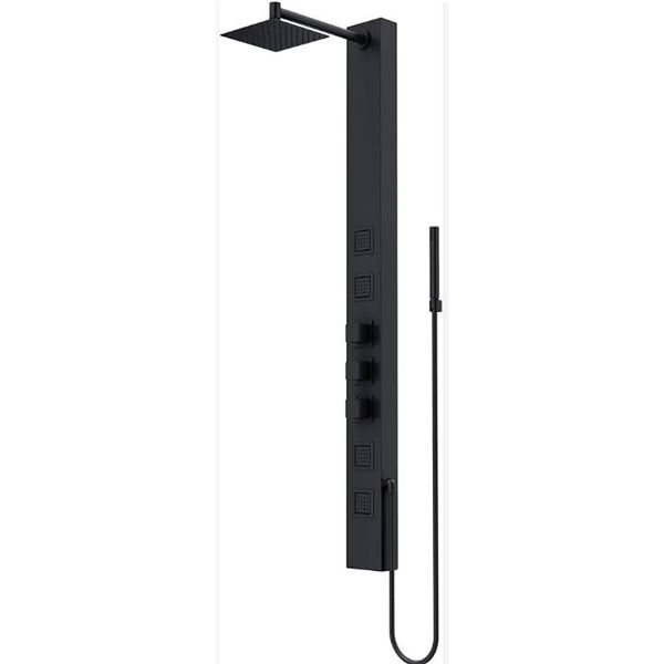 VIGO Shower Panel Model VG08021MB – Matte Black