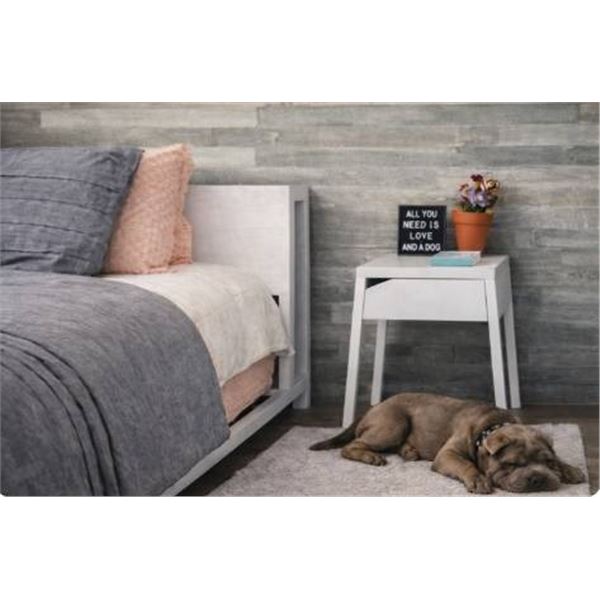 Collection 2 Tons Gris Premium White Pine Wall Panels, 8 Pieces – 4  @ 8’x4[x=#824