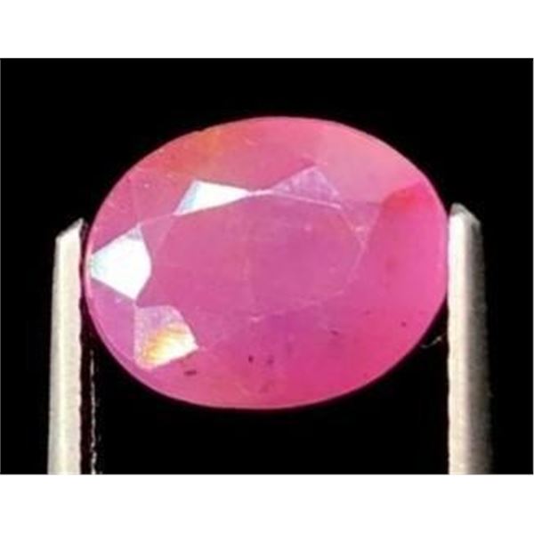 2.35 ct Certified Mozambique Ruby gemstone Untreated ($3,550 Appraisal)