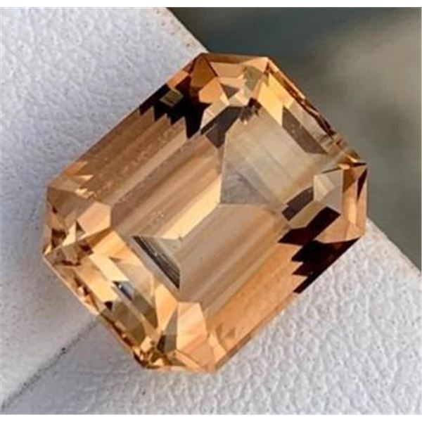 9.75 ct Certified Imperial Topaz gemstone Untreated ($20,950 Appraisal)