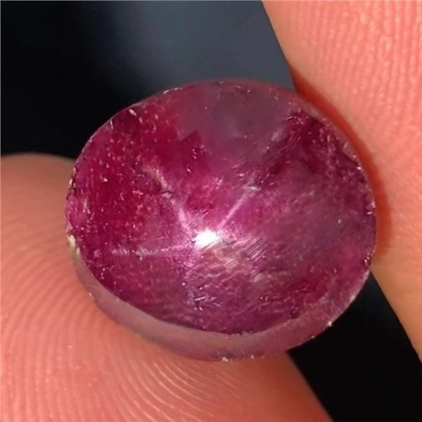 5.53 ct Certified Star Ruby gemstone ($8,150 Appraisal)
