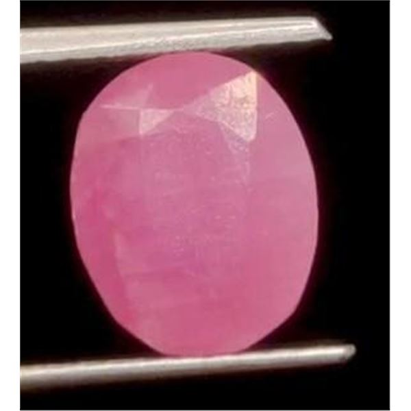 3.3 ct Certified Mozambique Ruby gemstone Untreated ($4,650 Appraisal)