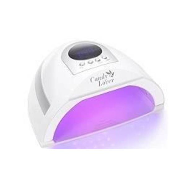 Candy Lover 2-in-1 UV/LED Nail Lamp, 132W With Digital Timer Display