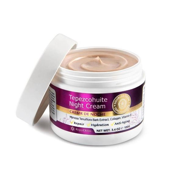 RoyceDerm Tepezcohuite Night Cream, 3.4 Oz (100g)