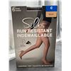 Image 2 : Package of 6 – Silks Run-Resistant Control Top Pantyhose, Beige, Size C