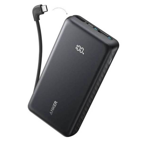 Anker A1691 Zolo Power Bank 20K/30W with Built-in USB-C Cable