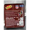 Image 3 : Mattel Games UNO NFL Card Game in Storage Tin Box