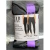 Image 2 : Gap Women’s 2-Pack Leggings XS/TP – Gray and Black