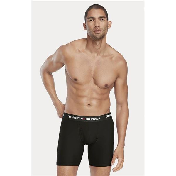 Tommy Hilfiger Cotton Stretch Men’s 4-Pack Boxer Briefs, Size XL