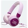 Image 1 : JBL Junior 320 Kids’ Wired On-Ear Headphones with Mic – Pink