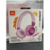 Image 2 : JBL Junior 320 Kids’ Wired On-Ear Headphones with Mic – Pink