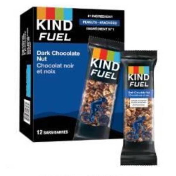 Kind Fuel Dark Chocolate Nut Bars 12-Pack, 600g
