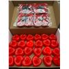 Image 4 : AMAGIC 24 Pack Heart Red Tealights with 2000 Pas Artificial Petals, Battery Operared Candles Led Tea
