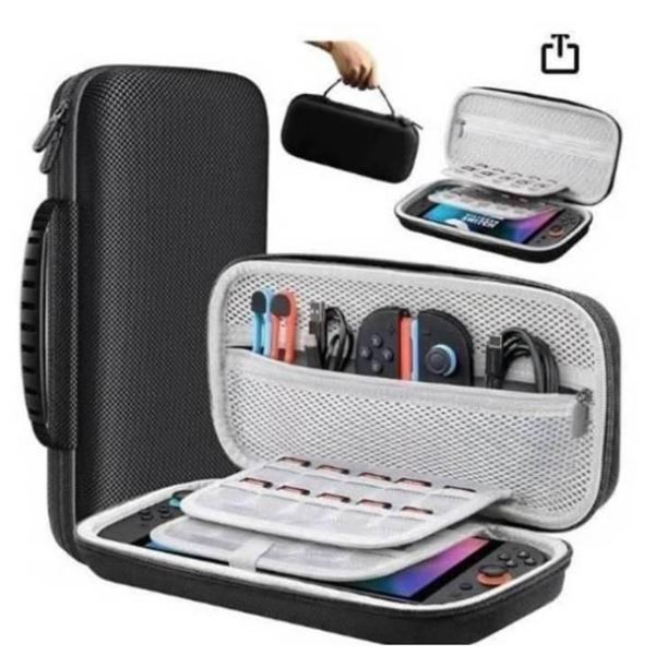 LmCPA Carrying Case for Switch 2, Black **Accessories Not Included**