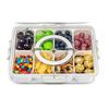 Image 1 : Clear Airtight Snack Container with 8 Dividers and Lid Lock