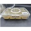 Image 4 : Clear Airtight Snack Container with 8 Dividers and Lid Lock