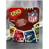 Image 2 : Mattel Games UNO NFL Card Game in Storage Tin Box
