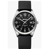 Image 1 : BIDEN Mens Analog Quartz Watch, Black Dial and Black Silicone Strap