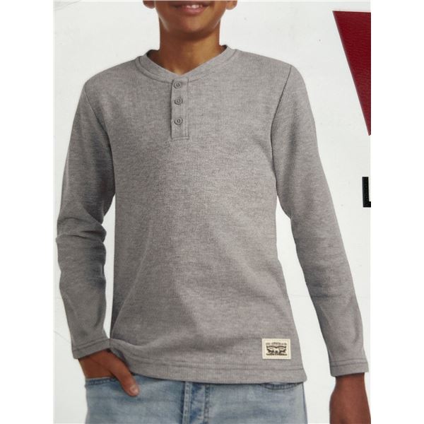 Levi’s Long Sleeve Thermal Shirt, Size L (10/12), Gray