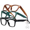 Image 1 : Innovative Eyewear Barcelona Fashion Readers, Pack of 3 (+2.00 Magnification)