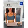 Image 2 : Halston 2-Pack Seamless Bra, Size L/G