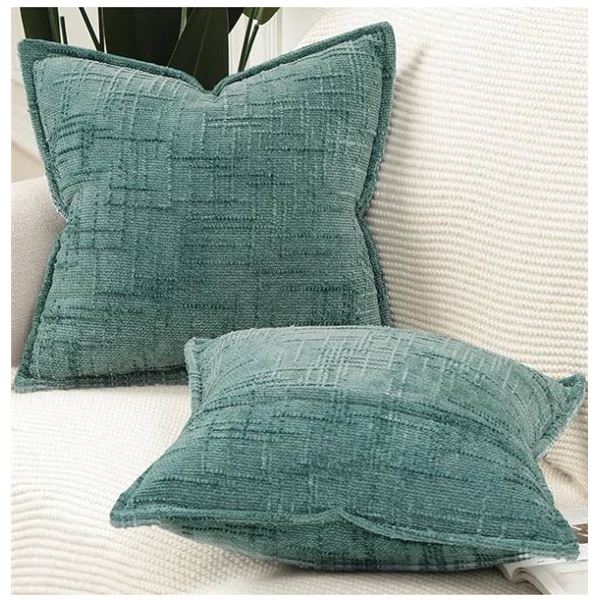 Madizz 17 x 17 Inch Pillow Covers Set of 2