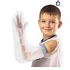 Image 1 : Waterproof Cast/Dressing Cover for Kids (S), Full Arm, Gray
