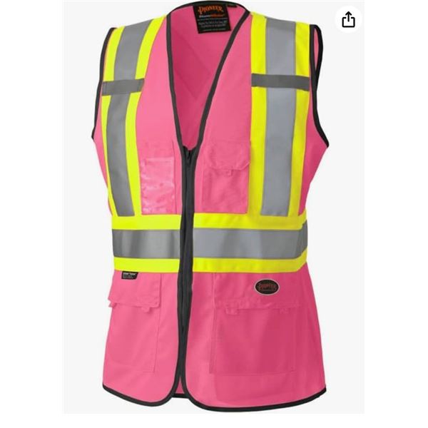 Pioneer Women’s Hi-Vis Safety Vest, Size M
