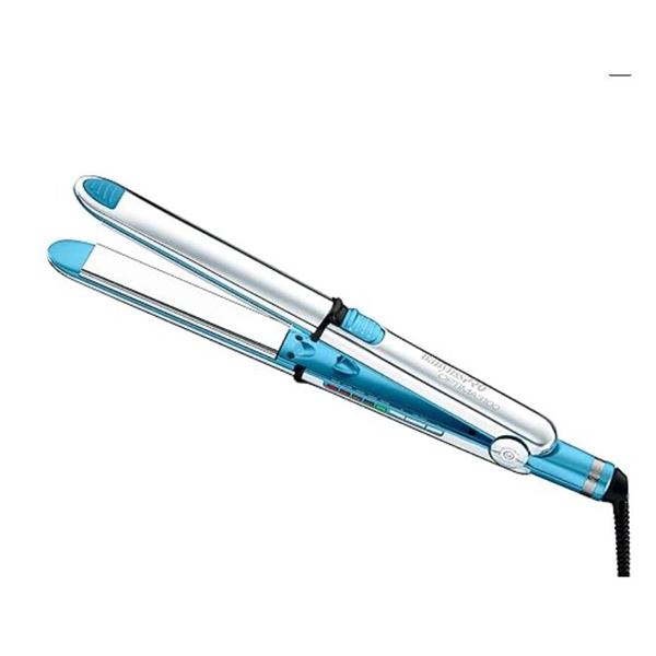 BaBylissPRO Nano Titanium Stainless Steel OPTIMA Hair Straightener, 1” Flat Iron, High Heat