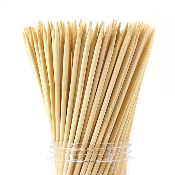 Lot of 12 Packs of 4-Inch Skewers, 300 Pieces Each