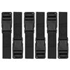 Image 1 : Hiziwimi 6Pcs Luggage Nylon Straps with Quick Release Buckle Strap Utility for Travel Packing
