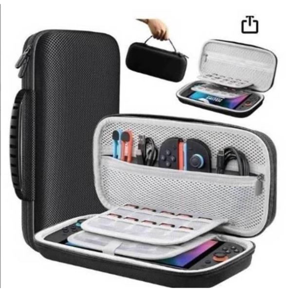 LmCPA Carrying Case for Switch 2, Black **Accessories Not Included**