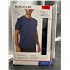 Image 2 : Mondetta Air Flow Mesh-Back Tee Pack (M/M), Blue, Set of 3