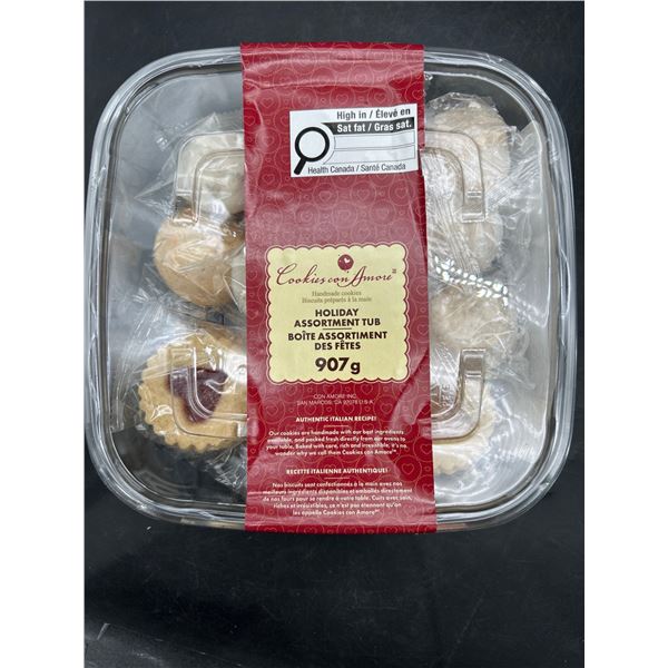 Cookies Con Amore Holiday Assortment Tub, 907 g
