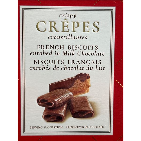 Kirkland Signature Crispy Crepes French Biscuits Enrobed in Milk Chocolate – 566 g