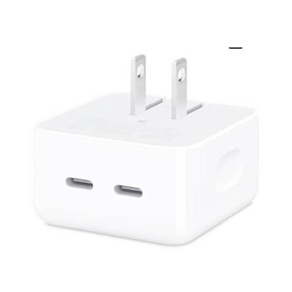 Apple 35W Dual USB-C Port Compact Power Adapter Model A2571