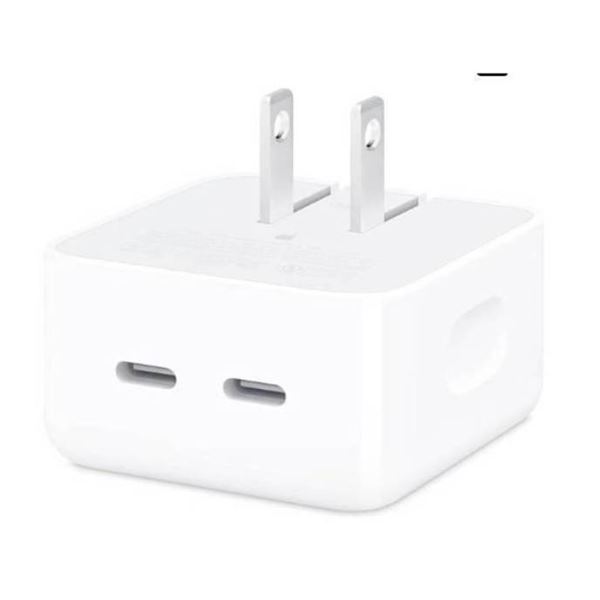 Apple 35W Dual USB-C Port Compact Power Adapter Model A2571