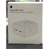 Image 2 : Apple 35W Dual USB-C Port Compact Power Adapter Model A2571