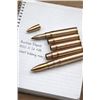 Image 1 : Lot of Six Bullet-Shaped Ballpoint Pens with Removable Caps