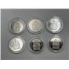 Image 2 : Six Canada 50 Cents Coins Featuring Queen Elizabeth II and Coat of Arms