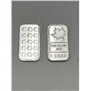 Image 4 : Four 1-Gram .999 Fine Silver Bars with Maple Leaf Design
