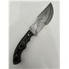 Image 3 : Poshland TR-1168 Knife with Black Micarta Handle and Leather Sheath