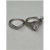 Image 5 : Jeulia Premium Artisan Jewelry Wedding Ring Set, Size 5 US