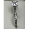 Image 7 : Sterling Silver Wedding Ring Set with Cubic Zirconia Stones